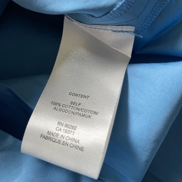 2022 spring Tibi Eco Poplin Rolled Sleeve Shirt Dress - Picture 8 of 10